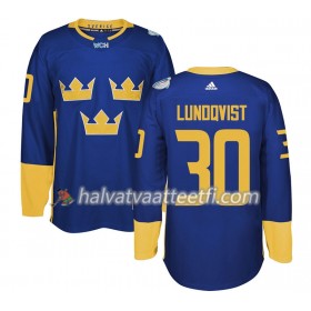 Ruotsi Pelipaita Henrik Lundqvist 30 Jääkiekon maailmancupin 2016 Violetti Premier Paita